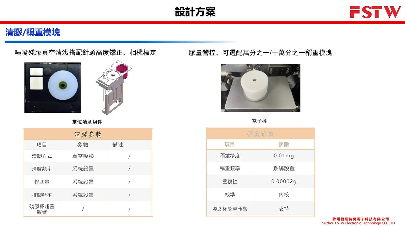 福斯特萬半導體晶圓點膠機 FST-600-清膠/稱重模塊