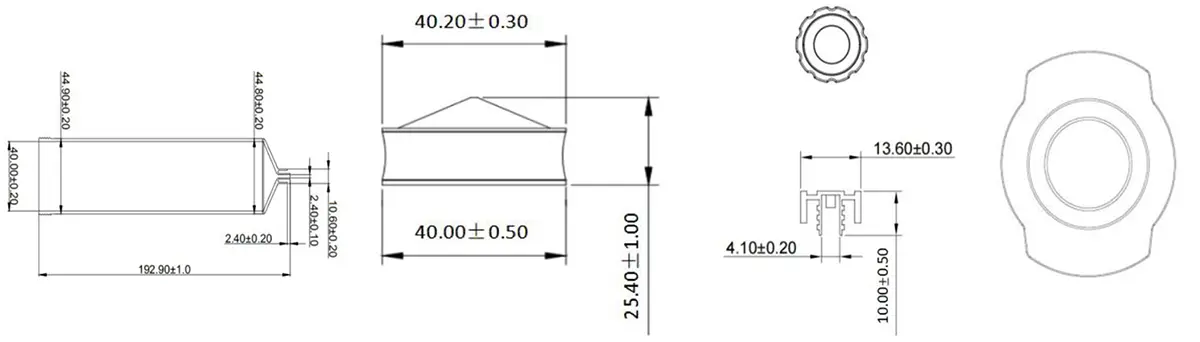 老款美式200cc膠管四件套組